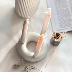 Concrete Candle Holder 3-Way